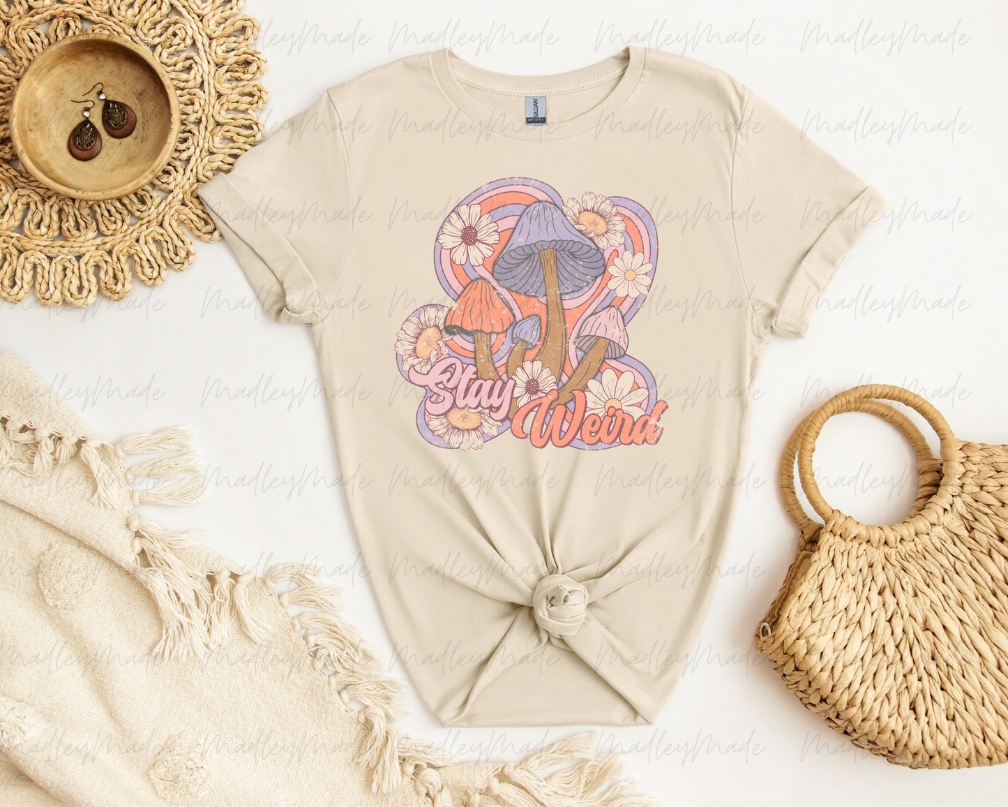 Adult Stay Weird Tee
