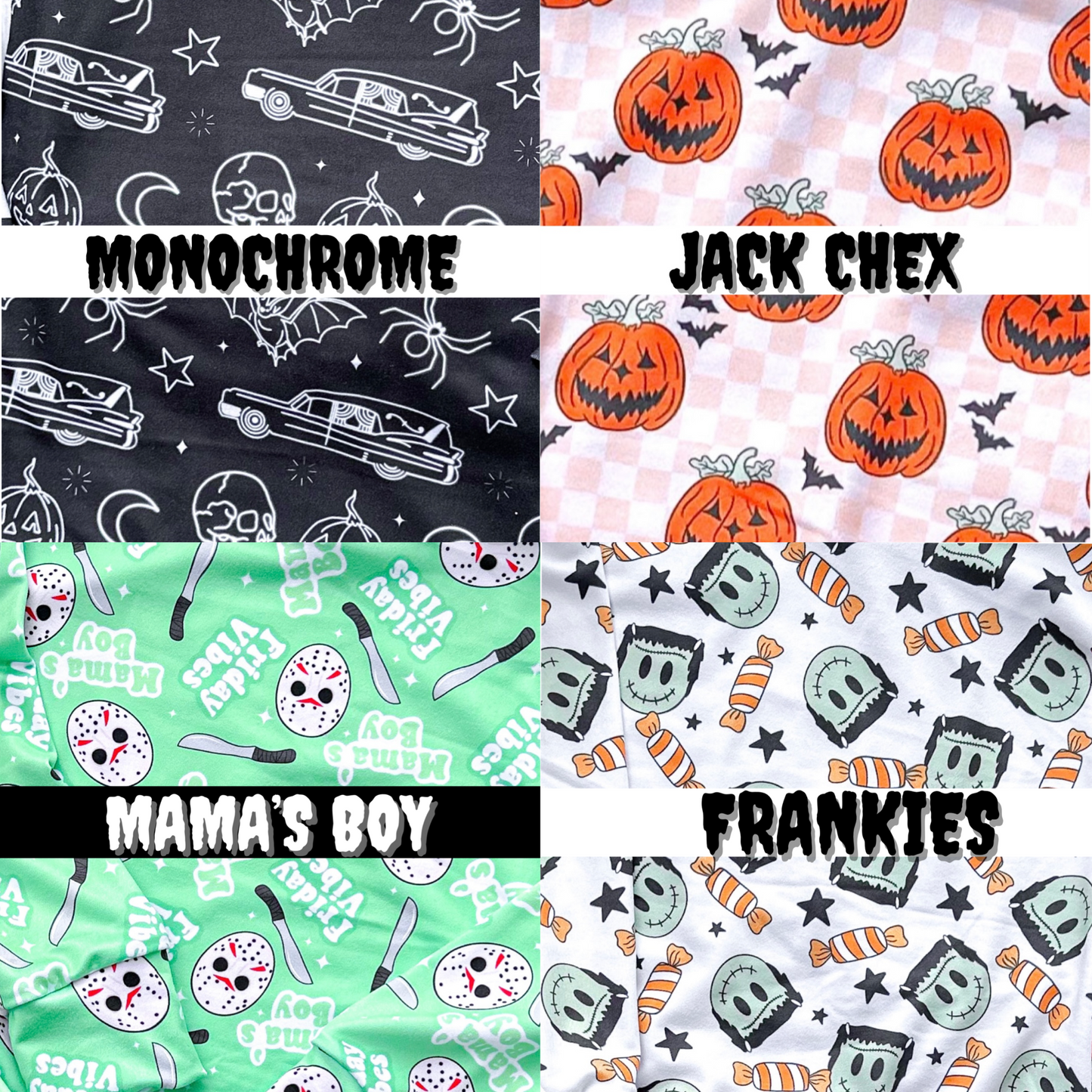Halloween AlleyCat Rompers