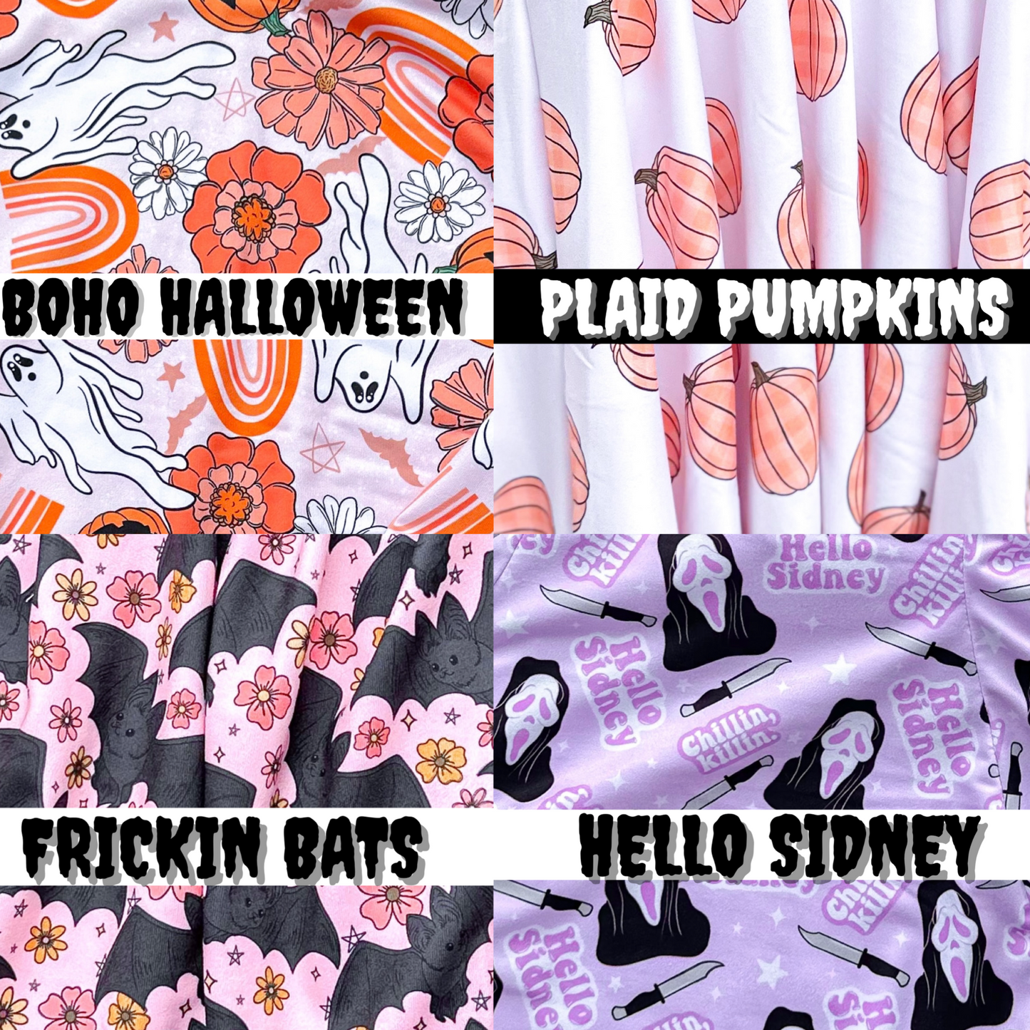 Halloween AlleyCat Rompers