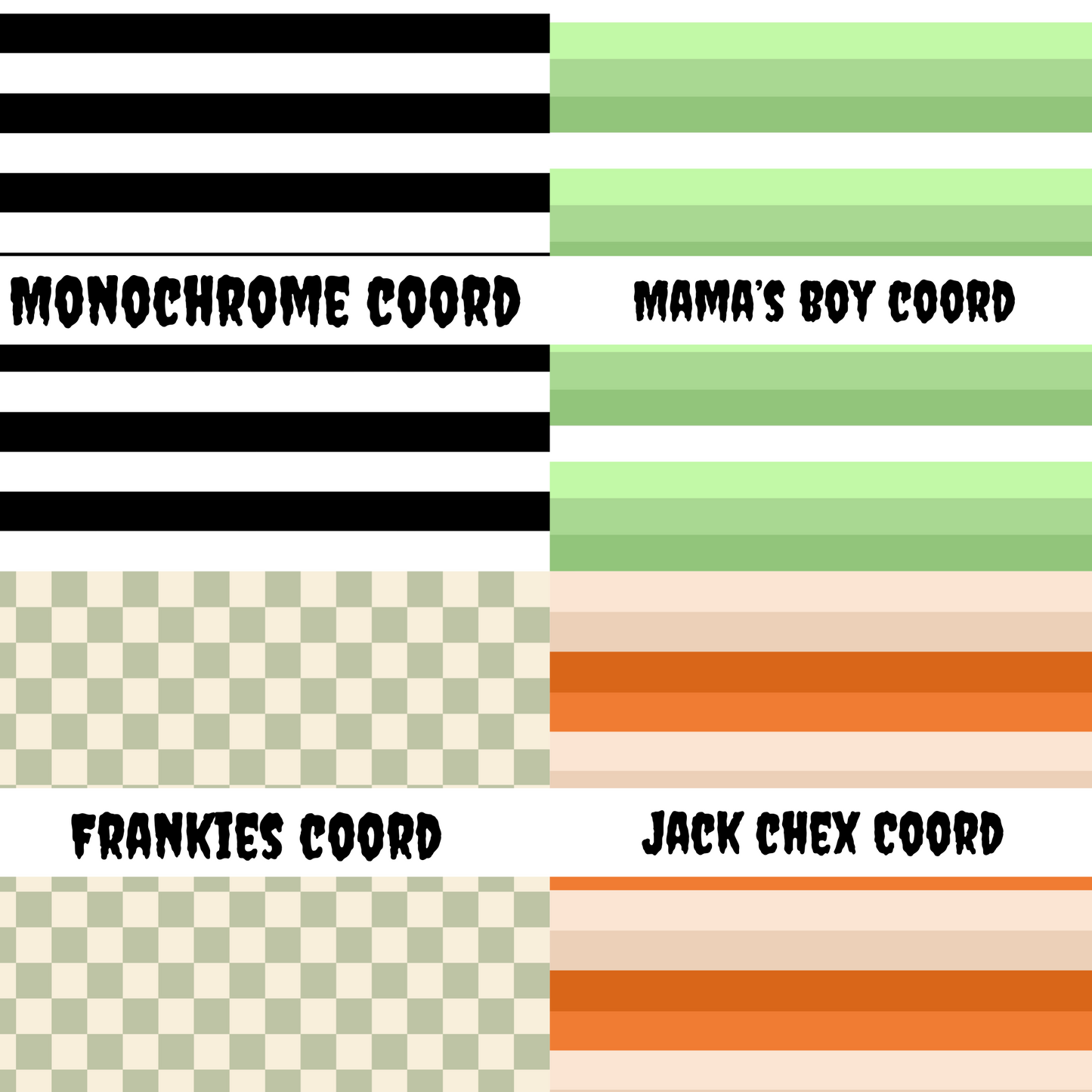 COORDINATING Halloween Bummies