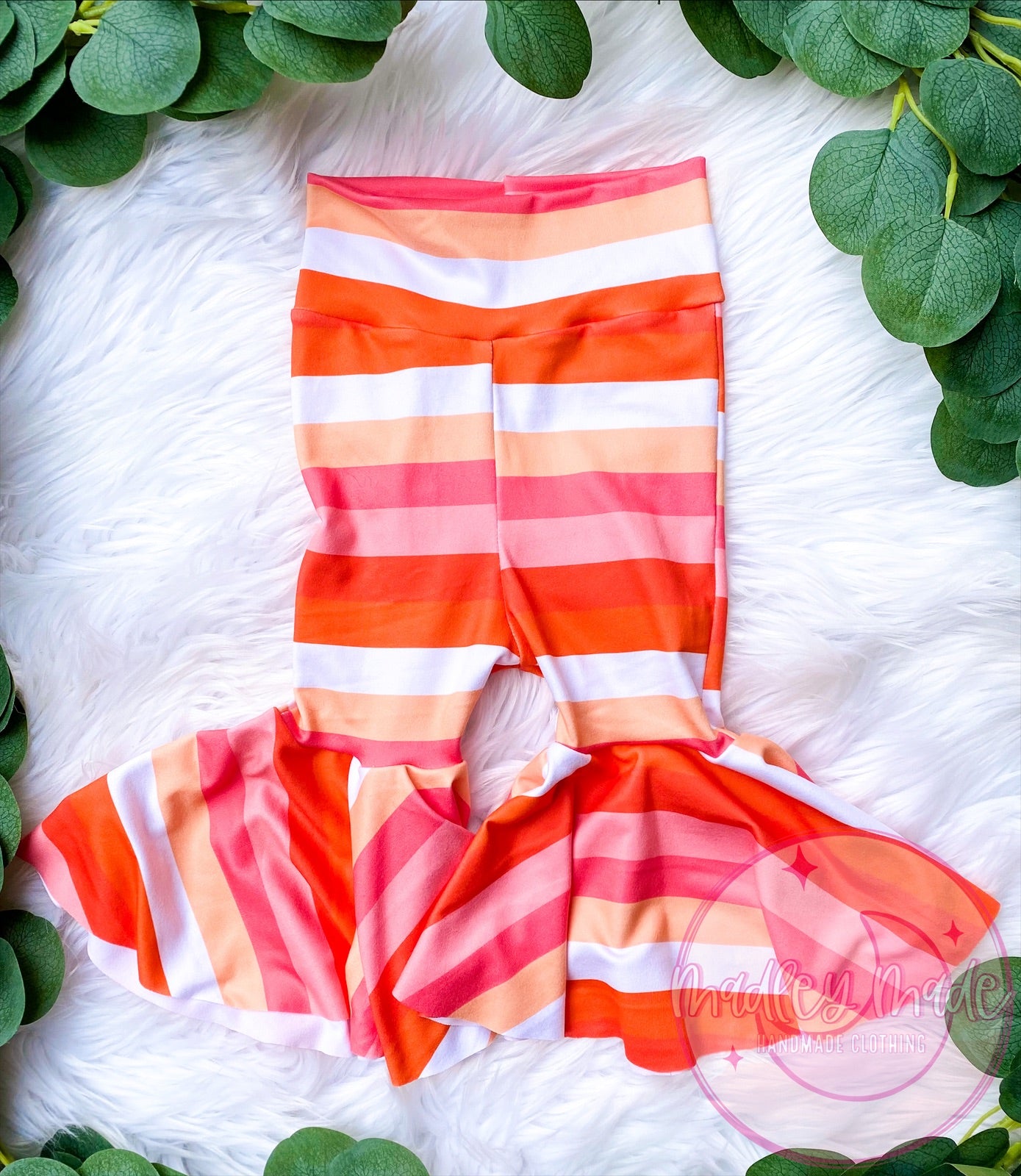 3/6M Pumpkin Striped Bells