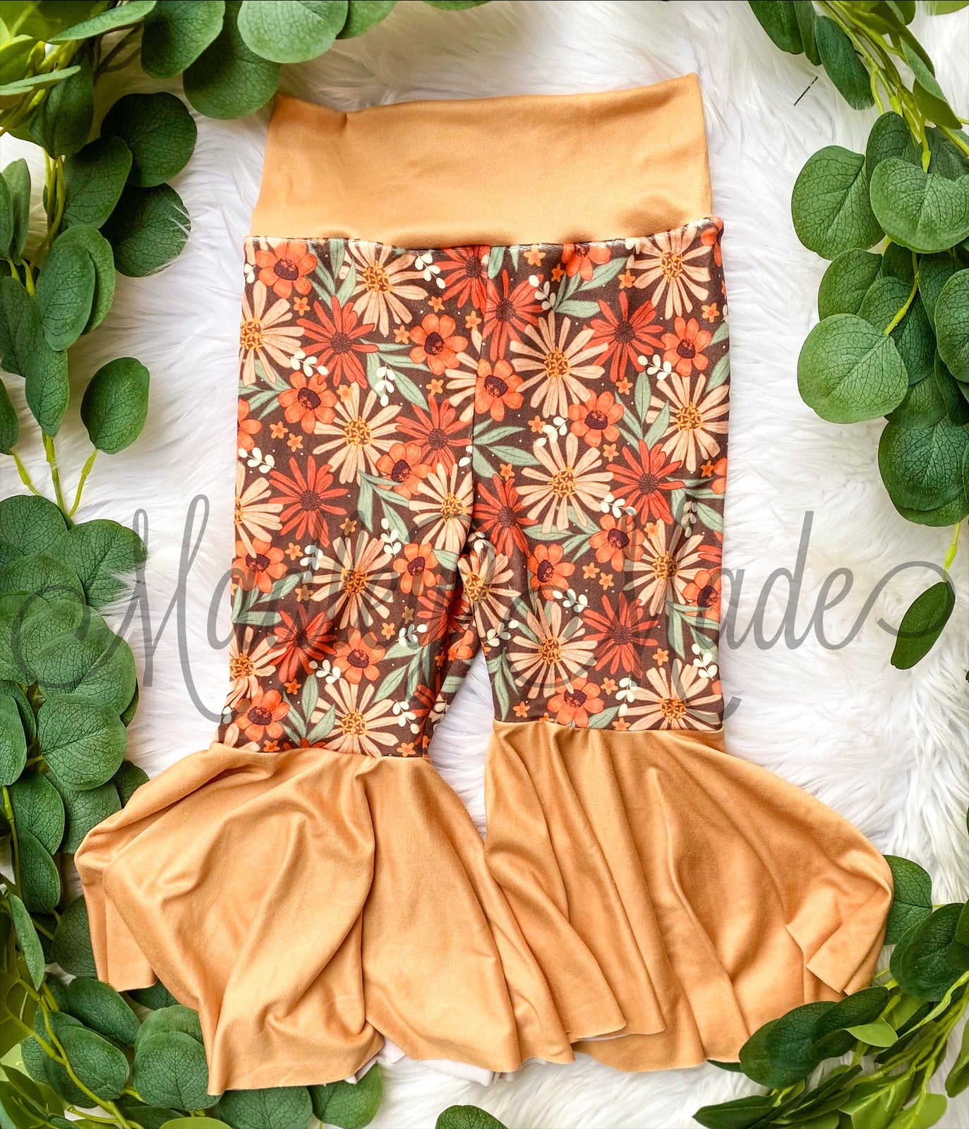 18/24M Velvety Fall Floral Bells
