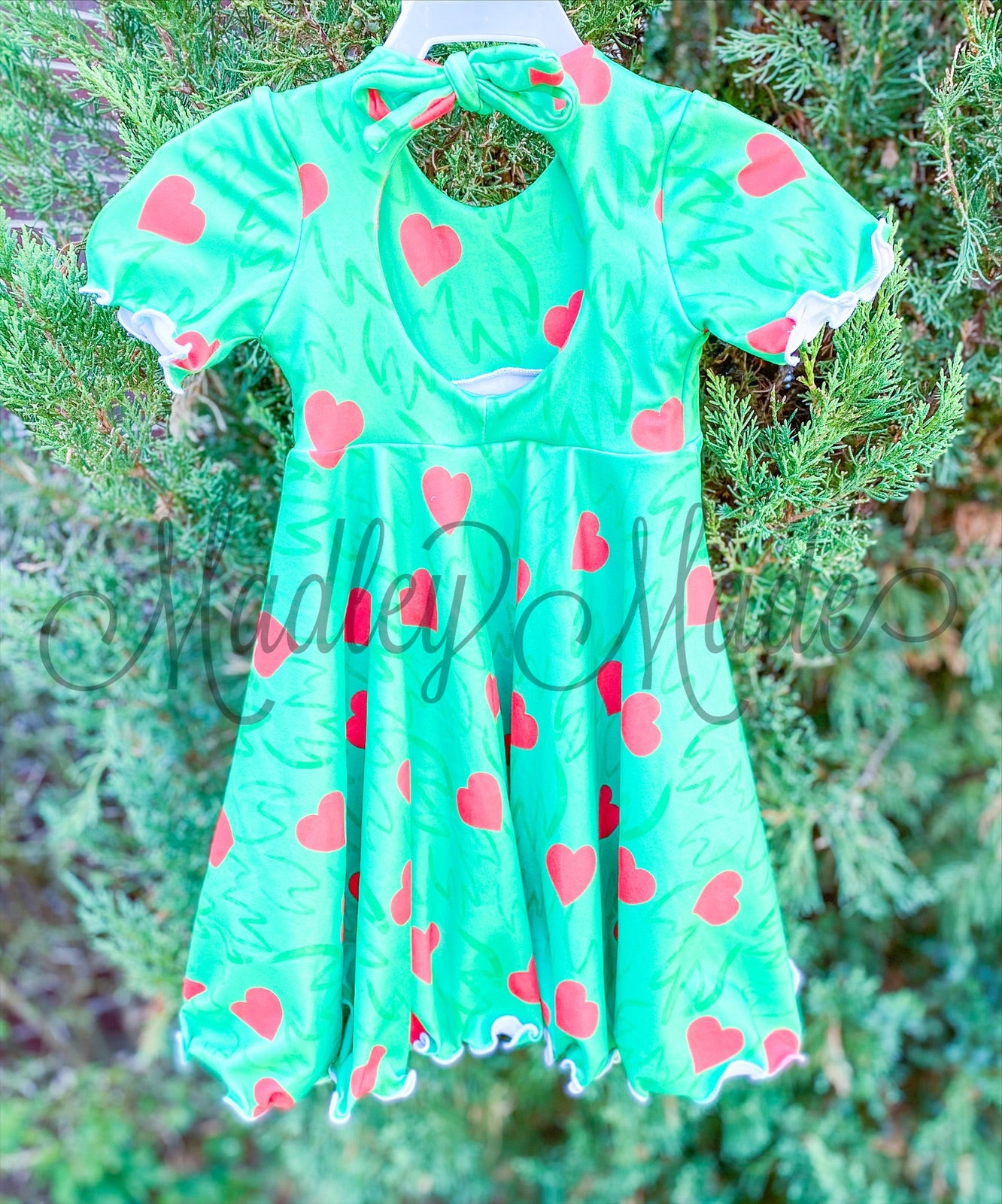 18/24M Green Guy Inspired Hadley Dress