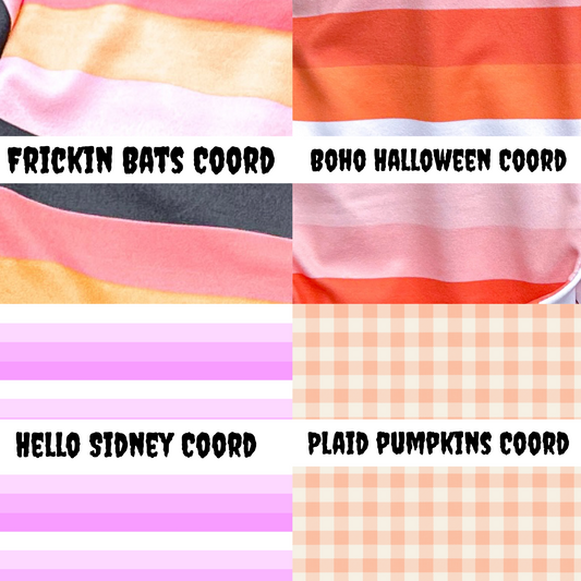 COORDINATING Halloween Kids Shirts