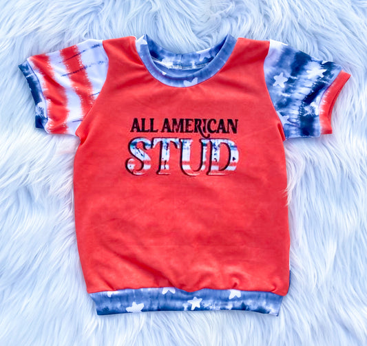 9-12M All American Stud T-Shirt